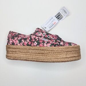 Superga X Mary Katrantzou Fantasy Flowers Platform Sneakers Espadrilles Size 6.5